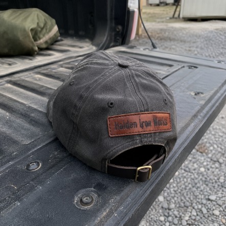 Leather patch hats with logo printing